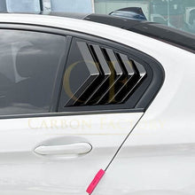 Load image into Gallery viewer, Gloss Black Window Louver Vents for BMW G30 5 Series 17-24