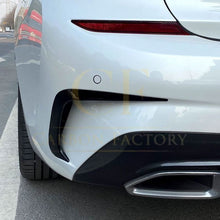 Load image into Gallery viewer, MP Style Gloss Black Rear Bumper Trims for BMW 3 Series G20 Pre-LCI 19-22
