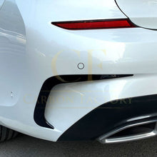 Load image into Gallery viewer, MP Style Gloss Black Rear Bumper Trims for BMW 3 Series G20 Pre-LCI 19-22