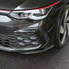 Load image into Gallery viewer, RZ Style Gloss Black Front Bumper Trims for VW Golf MK8 GTI / R-LINE 21-23