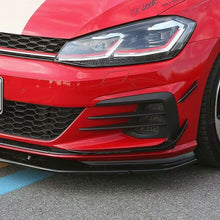 Load image into Gallery viewer, RZ Style Gloss Black Front Canards for VW Golf MK7.5 GTI 17-20