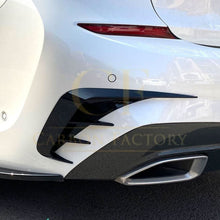 Load image into Gallery viewer, V Style Gloss Black Rear Bumper Trims for BMW 3 Series G20 G21 Pre-LCI 19-22