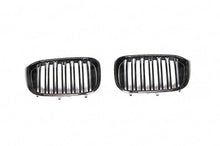 Load image into Gallery viewer, BMW X3 G01 & X4 G02 Gloss Black Double Slat Kidney Grilles (2018+) - M Style OEM Fit Front Grille Set, Paint Code 668 by AUTOID