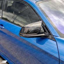 Load image into Gallery viewer, Gloss Black M Style Wing Mirror Covers for BMW 1 2 3 4 Series & M2 (2012-2019) F20 F21 F22 F23 F30 F31 F34 F35 F32 F33 F36 F87 | Pair Replacement Mirror Caps ABS | Paint Code 668 | OEM Fit