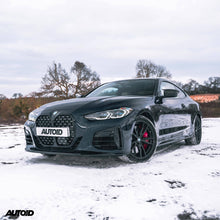 Load image into Gallery viewer, Gloss Black Front Splitter Lip Kit for BMW 4 Series G22/G23 (2020+) - OEM-Fit ABS 3-Piece Performance Front Lip Spoiler