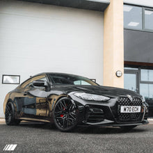 Load image into Gallery viewer, Gloss Black Front Splitter Lip Kit for BMW 4 Series G22/G23 (2020+) - OEM-Fit ABS 3-Piece Performance Front Lip Spoiler