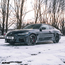 Load image into Gallery viewer, Gloss Black Front Splitter Lip Kit for BMW 4 Series G22/G23 (2020+) - OEM-Fit ABS 3-Piece Performance Front Lip Spoiler
