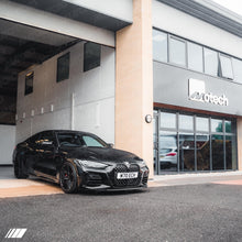 Load image into Gallery viewer, Gloss Black Front Splitter Lip Kit for BMW 4 Series G22/G23 (2020+) - OEM-Fit ABS 3-Piece Performance Front Lip Spoiler