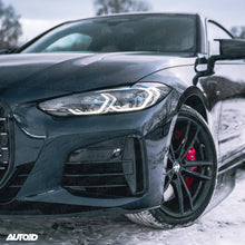 Load image into Gallery viewer, Gloss Black Front Splitter Lip Kit for BMW 4 Series G22/G23 (2020+) - OEM-Fit ABS 3-Piece Performance Front Lip Spoiler