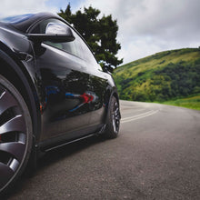Load image into Gallery viewer, Competition Style Gloss Black Side Skirts for Tesla Model Y 19-24