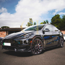 Load image into Gallery viewer, Competition Style Gloss Black Side Skirts for Tesla Model Y 19-24