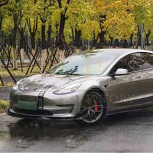 Load image into Gallery viewer, TR Style Gloss Black Side Skirts for Tesla Model 3 16-23