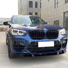 Load image into Gallery viewer, 3D Style Gloss Black Front Splitter for BMW F97 X3M F98 X4M 18-21