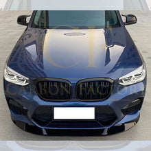 Load image into Gallery viewer, 3D Style Gloss Black Front Splitter for BMW F97 X3M F98 X4M 18-21