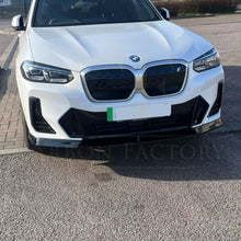 Load image into Gallery viewer, AC Style Gloss Black Front Splitter for BMW G01 X3 IX3 G02 X4 LCI 22-24