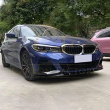 Load image into Gallery viewer, AL Style Gloss Black Front Splitter for BMW 3 Series G20 G21 Pre-LCI 19-22