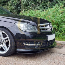 Load image into Gallery viewer, AMG Style Gloss Black Front Splitter for Mercedes Benz W204 C Class 08-14