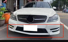 Load image into Gallery viewer, AMG Style Gloss Black Front Splitter for Mercedes Benz W204 C Class 08-14