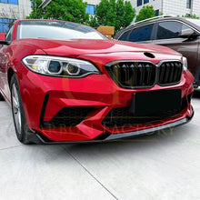 Load image into Gallery viewer, CS Style Gloss Black Front Splitter for BMW F87 M2 OG 14-20