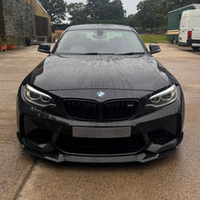 Load image into Gallery viewer, CS Style Gloss Black Front Splitter for BMW F87 M2C 14-18
