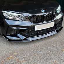 Load image into Gallery viewer, CS Style Gloss Black Front Splitter for BMW F87 M2C 14-18