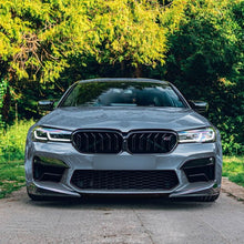 Load image into Gallery viewer, CS Style Gloss Black Front Splitter for BMW F90 M5 21-24