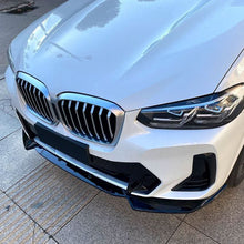 Load image into Gallery viewer, CS Style Gloss Black Front Splitter for BMW G01 X3 IX3 G02 X4 LCI 22-24