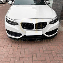 Load image into Gallery viewer, Gloss Black Front Splitter for BMW F22 F23 2 Series Non M Sport 14-20