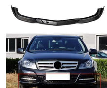 Load image into Gallery viewer, Gloss Black Front Splitter for Mercedes Benz W204 C Class Standard Model 08-14