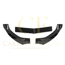 Load image into Gallery viewer, J Style Gloss Black Front Splitter for Mercedes Benz W205 C Class 15-18