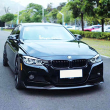 Load image into Gallery viewer, MAD Style Gloss Black Front Splitter for BMW F30 F31 3 Series M Sport 12-19