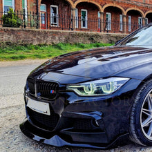 Load image into Gallery viewer, MAD Style Gloss Black Front Splitter for BMW F30 F31 3 Series M Sport 12-19
