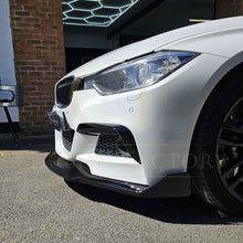 Load image into Gallery viewer, MAD Style Gloss Black Front Splitter for BMW F30 F31 3 Series M Sport 12-19