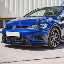 Load image into Gallery viewer, Max Style Gloss Black Front Splitter for VW Golf MK7.5 R-LINE / R 17-20