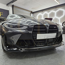 Load image into Gallery viewer, MP Style Gloss Black Front Splitter 3 Pieces for BMW G80 M3 G82 G83 M4 21-Present