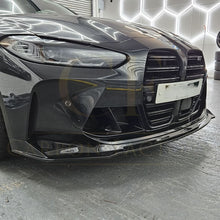 Load image into Gallery viewer, MP Style Gloss Black Front Splitter 3 Pieces for BMW G80 M3 G82 G83 M4 21-Present