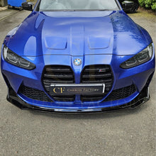 Load image into Gallery viewer, MP Style Gloss Black Front Splitter 3 Pieces for BMW G80 M3 G82 G83 M4 21-Present