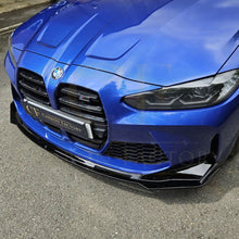 Load image into Gallery viewer, MP Style Gloss Black Front Splitter 3 Pieces for BMW G80 M3 G82 G83 M4 21-Present