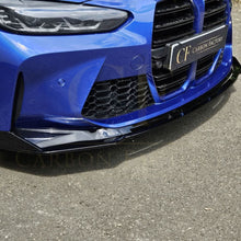 Load image into Gallery viewer, MP Style Gloss Black Front Splitter 3 Pieces for BMW G80 M3 G82 G83 M4 21-Present