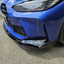 Load image into Gallery viewer, MP Style Gloss Black Front Splitter 3 Pieces for BMW G80 M3 G82 G83 M4 21-Present