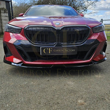 Load image into Gallery viewer, MP Style Gloss Black Front Splitter 4 Pieces for BMW G60 5 Series 24-Present