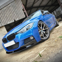 Load image into Gallery viewer, MP Style Gloss Black Front Splitter Bottom Piece for BMW F30 F31 3 Series M Sport 12-19