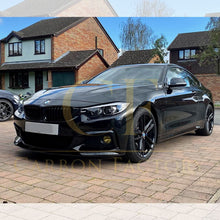 Load image into Gallery viewer, MP Style Gloss Black Front Splitter Bottom Piece for BMW F30 F31 3 Series M Sport 12-19