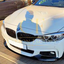 Load image into Gallery viewer, MP Style Gloss Black Front Splitter Bottom Piece for BMW F32 F33 F36 4 Series 14-20