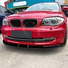Load image into Gallery viewer, MP Style Gloss Black Front Splitter for BMW 1 Series E81 E82 E88 E87 2007-2013