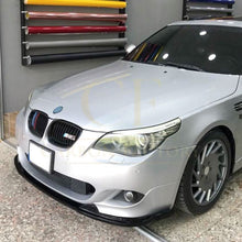 Load image into Gallery viewer, MP Style Gloss Black Front Splitter for BMW E60 E61 5 Series M Sport 05-10