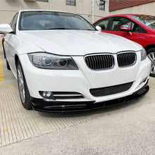 Load image into Gallery viewer, MP Style Gloss Black Front Splitter for BMW E90 E91 3 Series LCI Standard model 09-13