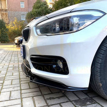 Load image into Gallery viewer, MP Style Gloss Black Front Splitter for BMW F20 F21 1 Series LCI Standard model 15-19