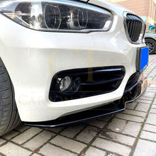 Load image into Gallery viewer, MP Style Gloss Black Front Splitter for BMW F20 F21 1 Series LCI Standard model 15-19
