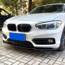 Load image into Gallery viewer, MP Style Gloss Black Front Splitter for BMW F20 F21 1 Series LCI Standard model 15-19